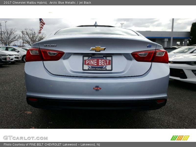Arctic Blue Metallic / Jet Black 2017 Chevrolet Malibu Hybrid