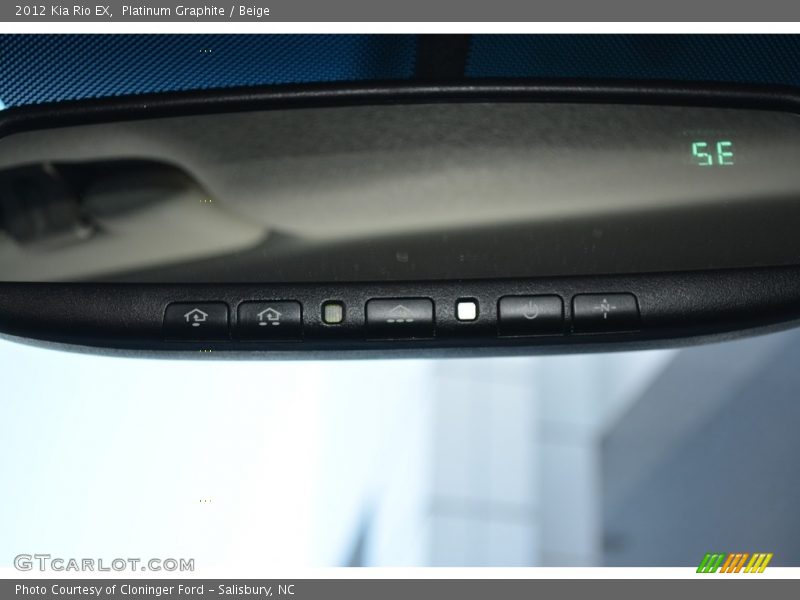 Platinum Graphite / Beige 2012 Kia Rio EX
