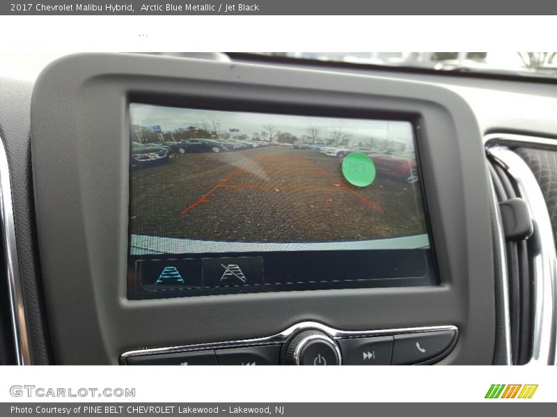 Arctic Blue Metallic / Jet Black 2017 Chevrolet Malibu Hybrid