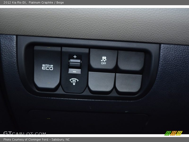 Platinum Graphite / Beige 2012 Kia Rio EX