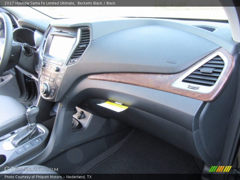Dashboard of 2017 Santa Fe Limited Ultimate