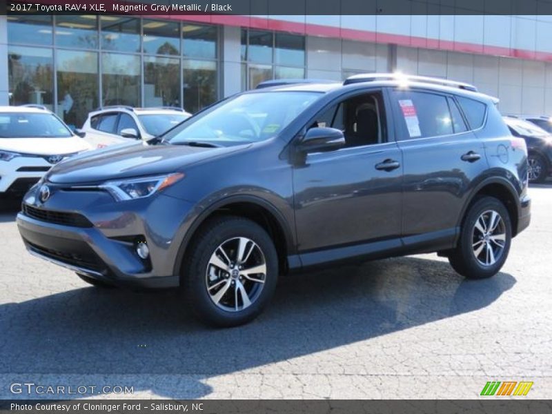 Magnetic Gray Metallic / Black 2017 Toyota RAV4 XLE