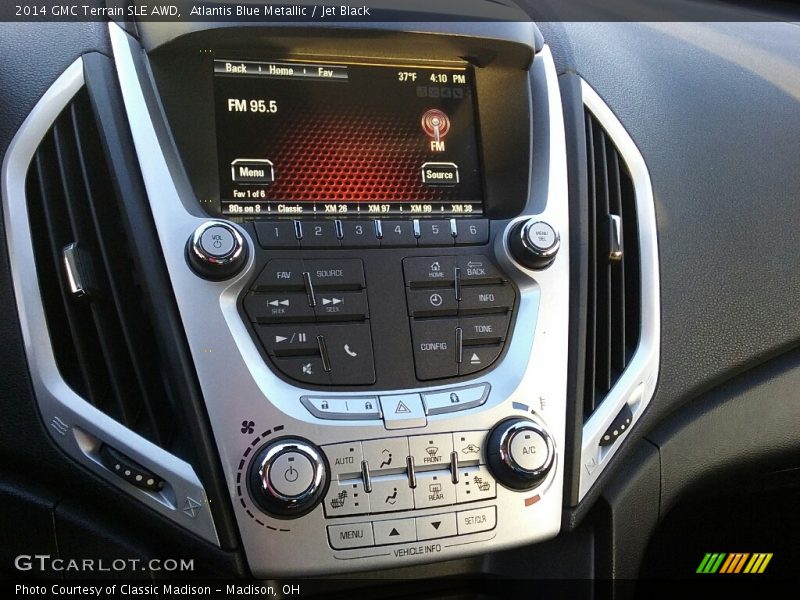 Atlantis Blue Metallic / Jet Black 2014 GMC Terrain SLE AWD