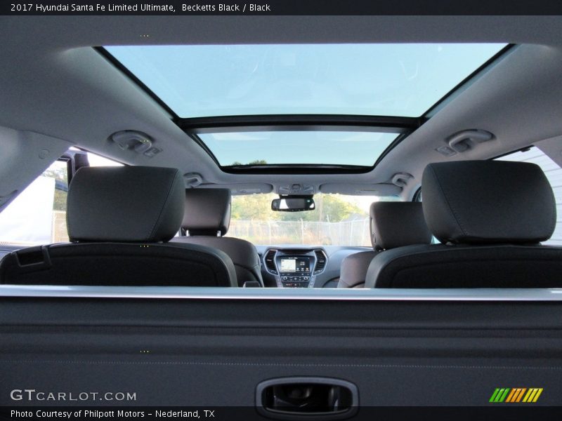 Sunroof of 2017 Santa Fe Limited Ultimate