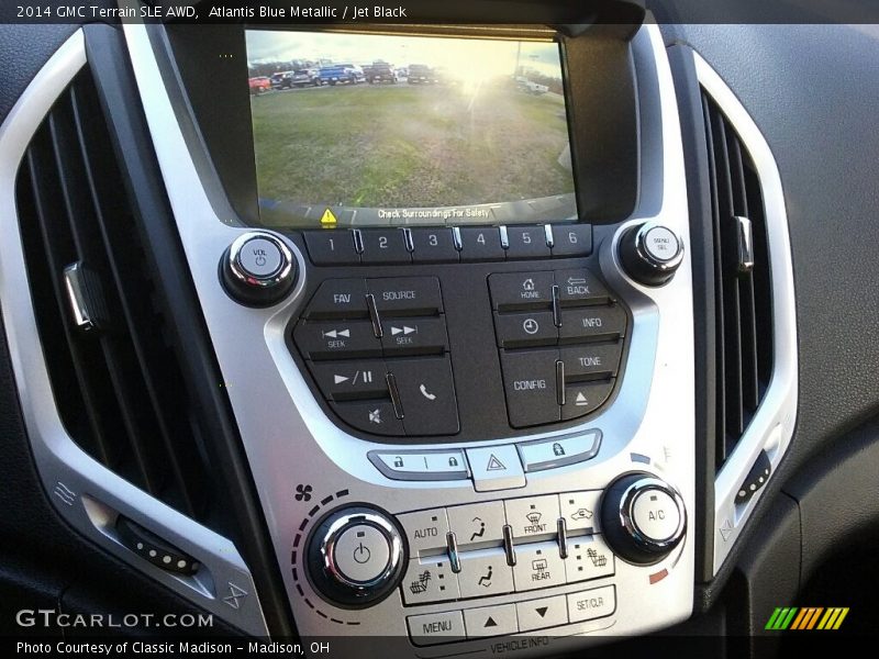 Atlantis Blue Metallic / Jet Black 2014 GMC Terrain SLE AWD