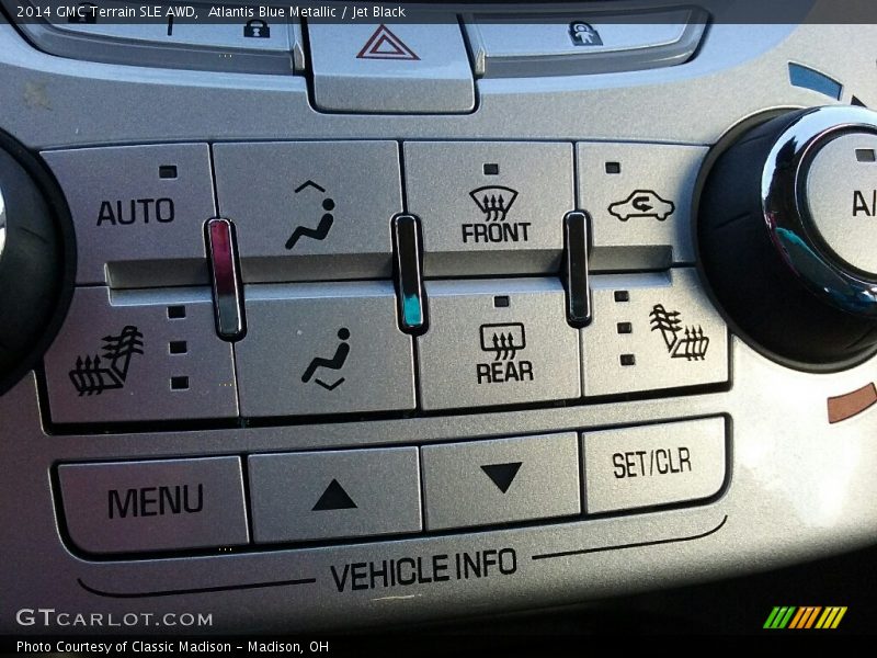 Atlantis Blue Metallic / Jet Black 2014 GMC Terrain SLE AWD