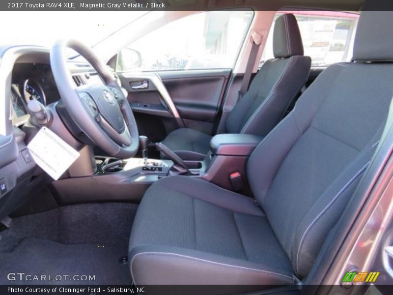 Magnetic Gray Metallic / Black 2017 Toyota RAV4 XLE