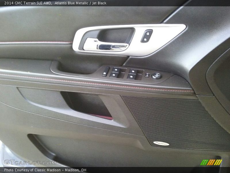 Atlantis Blue Metallic / Jet Black 2014 GMC Terrain SLE AWD