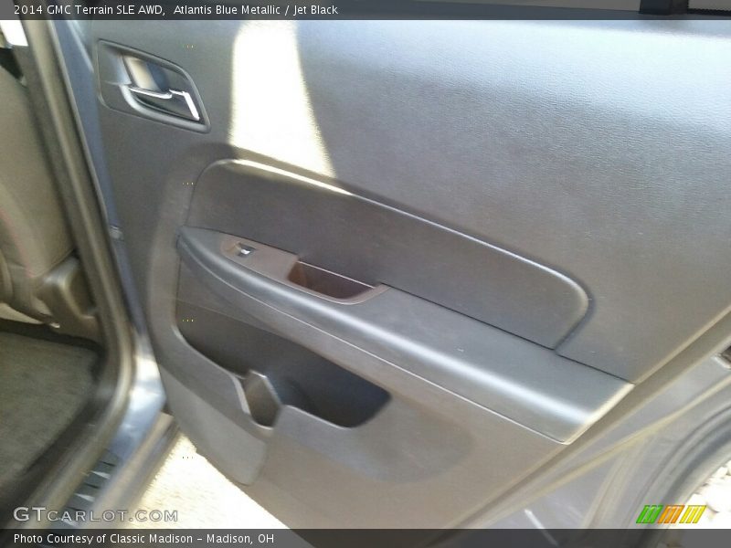 Atlantis Blue Metallic / Jet Black 2014 GMC Terrain SLE AWD