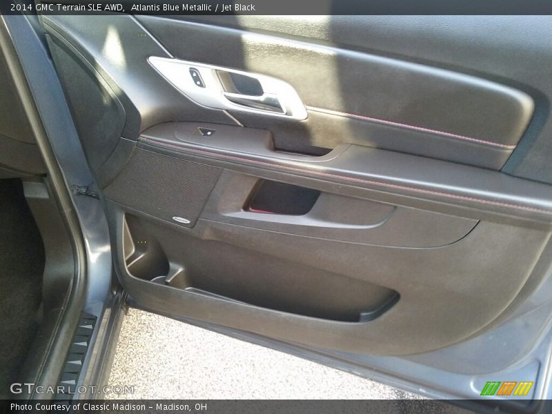 Atlantis Blue Metallic / Jet Black 2014 GMC Terrain SLE AWD