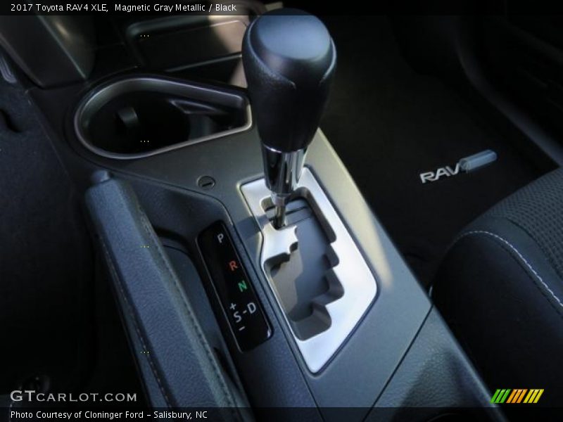 Magnetic Gray Metallic / Black 2017 Toyota RAV4 XLE