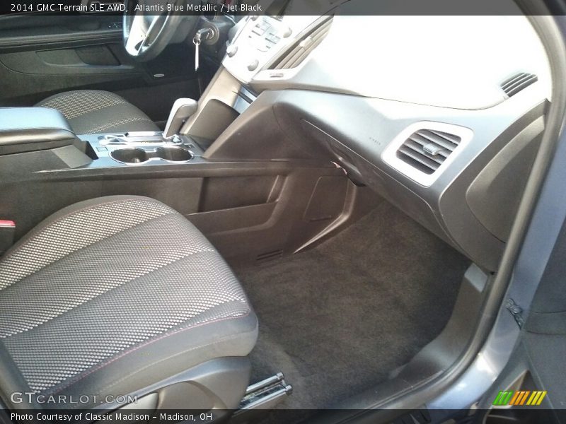 Atlantis Blue Metallic / Jet Black 2014 GMC Terrain SLE AWD