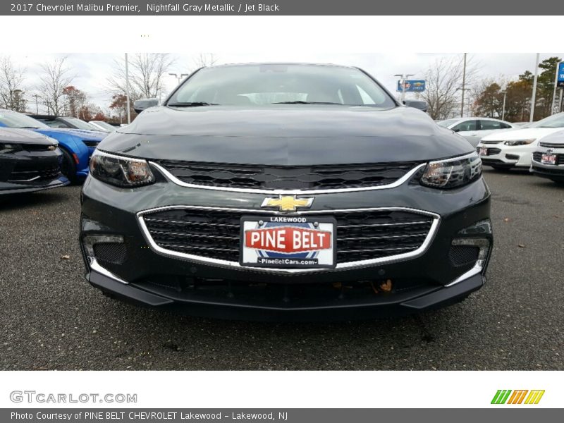 Nightfall Gray Metallic / Jet Black 2017 Chevrolet Malibu Premier