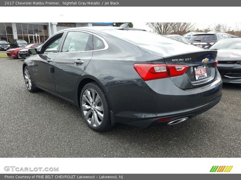 Nightfall Gray Metallic / Jet Black 2017 Chevrolet Malibu Premier