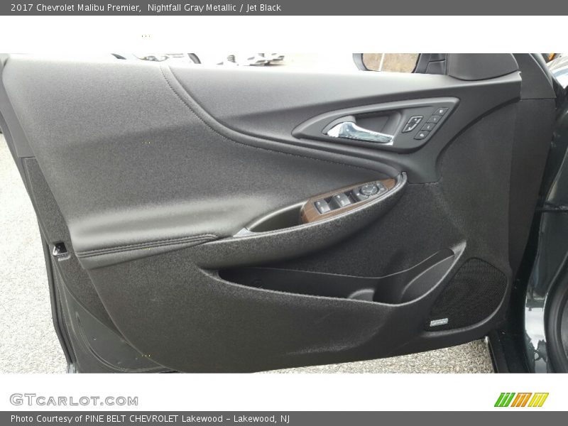 Nightfall Gray Metallic / Jet Black 2017 Chevrolet Malibu Premier