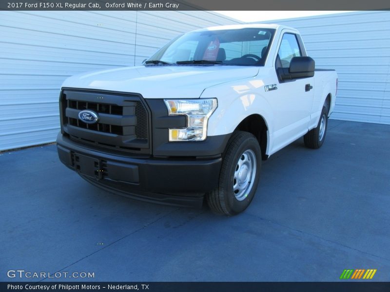 Oxford White / Earth Gray 2017 Ford F150 XL Regular Cab