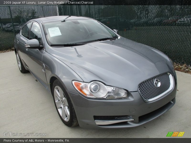 Lunar Grey Metallic / Charcoal/Charcoal 2009 Jaguar XF Luxury