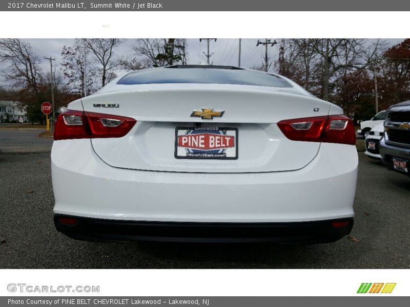 Summit White / Jet Black 2017 Chevrolet Malibu LT