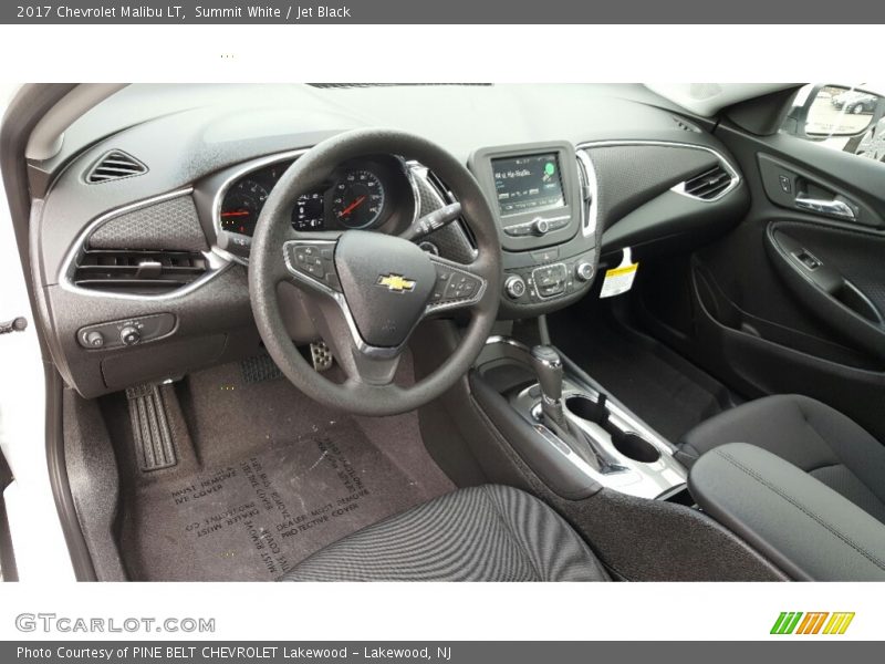 Summit White / Jet Black 2017 Chevrolet Malibu LT