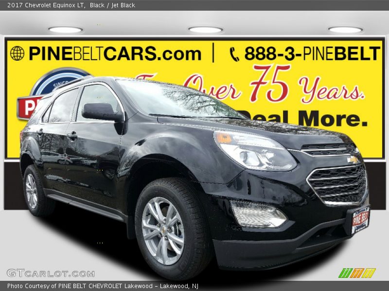 Black / Jet Black 2017 Chevrolet Equinox LT