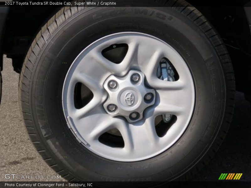 Super White / Graphite 2017 Toyota Tundra SR Double Cab