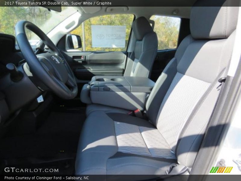Super White / Graphite 2017 Toyota Tundra SR Double Cab