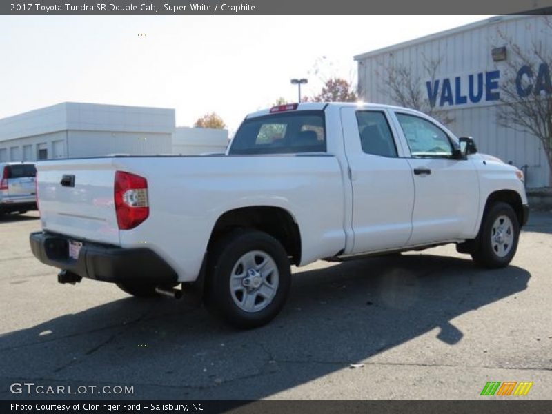 Super White / Graphite 2017 Toyota Tundra SR Double Cab