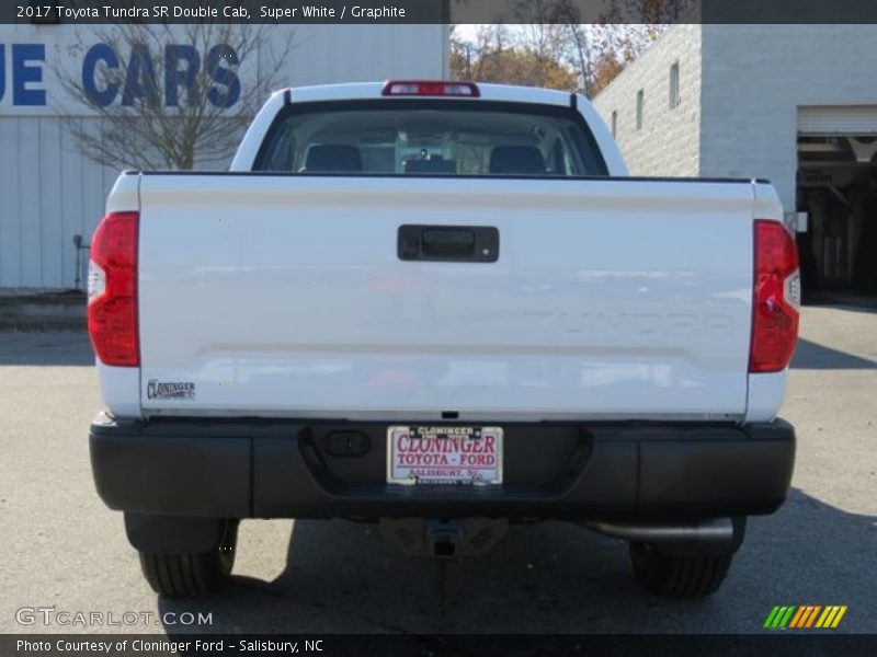 Super White / Graphite 2017 Toyota Tundra SR Double Cab