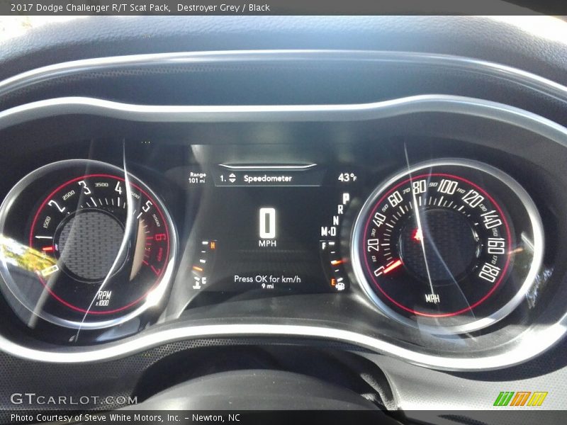  2017 Challenger R/T Scat Pack R/T Scat Pack Gauges