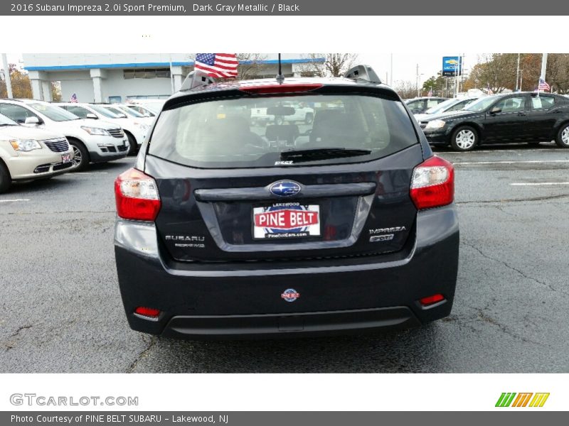 Dark Gray Metallic / Black 2016 Subaru Impreza 2.0i Sport Premium