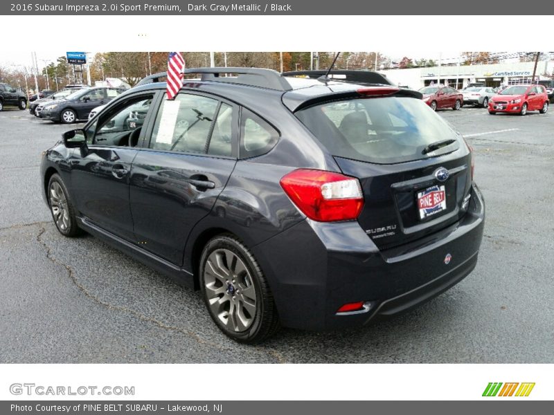 Dark Gray Metallic / Black 2016 Subaru Impreza 2.0i Sport Premium