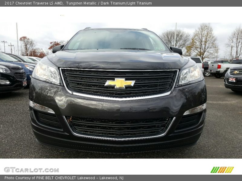 Tungsten Metallic / Dark Titanium/Light Titanium 2017 Chevrolet Traverse LS AWD