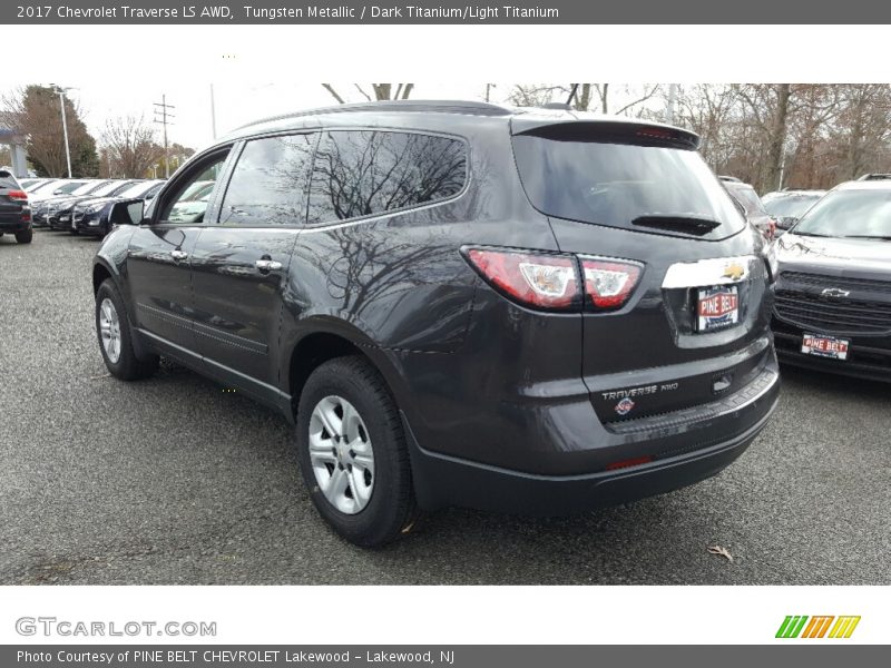 Tungsten Metallic / Dark Titanium/Light Titanium 2017 Chevrolet Traverse LS AWD