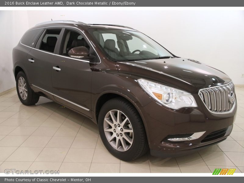 Dark Chocolate Metallic / Ebony/Ebony 2016 Buick Enclave Leather AWD