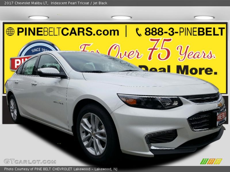 Iridescent Pearl Tricoat / Jet Black 2017 Chevrolet Malibu LT