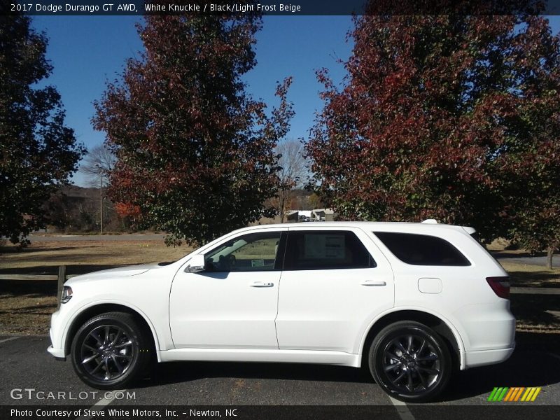 White Knuckle / Black/Light Frost Beige 2017 Dodge Durango GT AWD