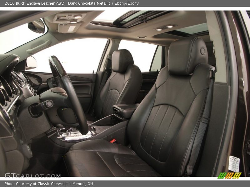 Dark Chocolate Metallic / Ebony/Ebony 2016 Buick Enclave Leather AWD