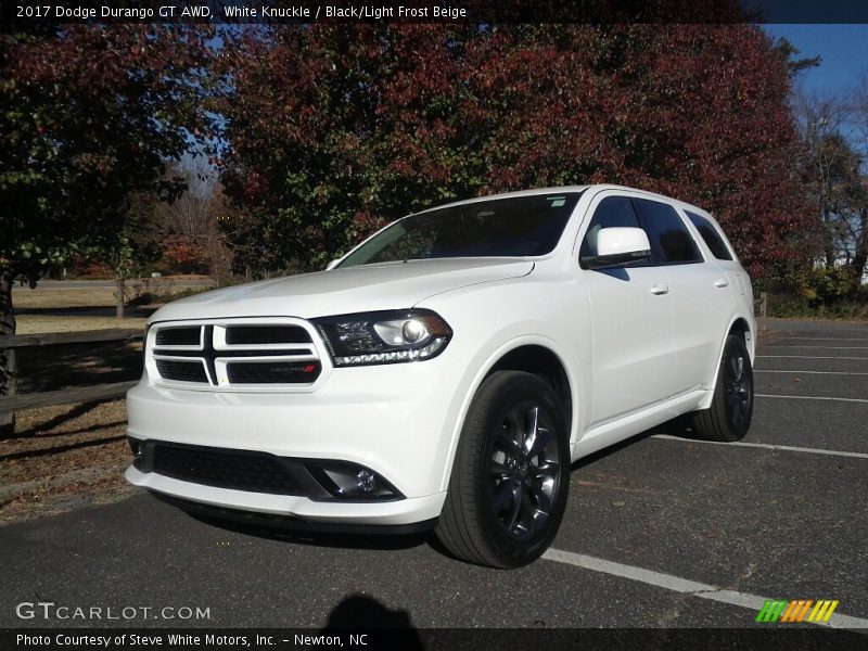 White Knuckle / Black/Light Frost Beige 2017 Dodge Durango GT AWD