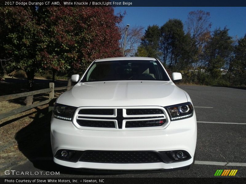 White Knuckle / Black/Light Frost Beige 2017 Dodge Durango GT AWD