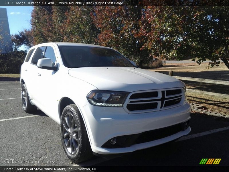 White Knuckle / Black/Light Frost Beige 2017 Dodge Durango GT AWD