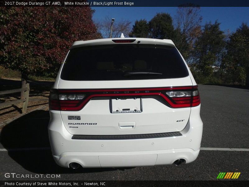 White Knuckle / Black/Light Frost Beige 2017 Dodge Durango GT AWD