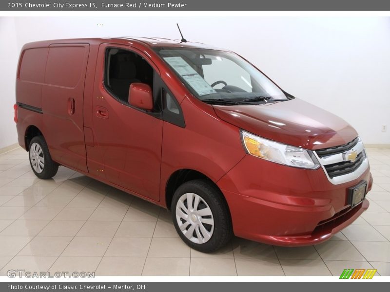 Furnace Red / Medium Pewter 2015 Chevrolet City Express LS