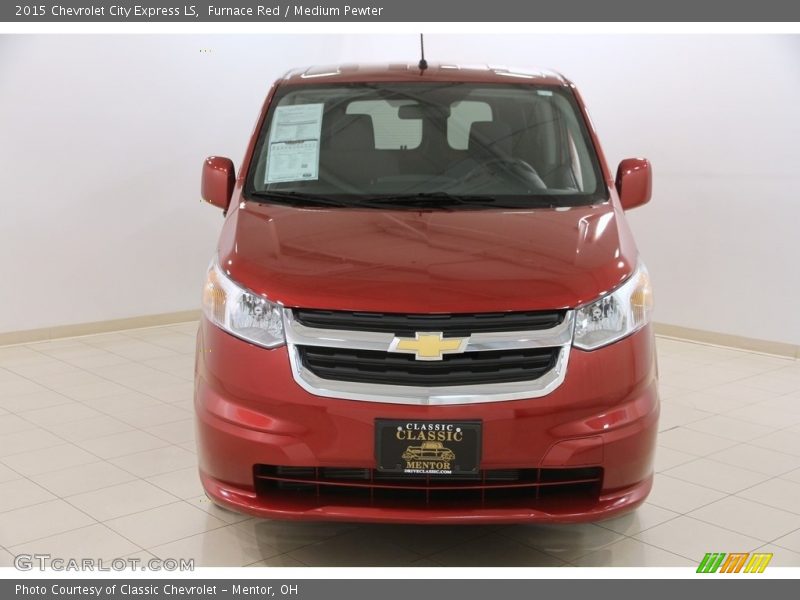 Furnace Red / Medium Pewter 2015 Chevrolet City Express LS