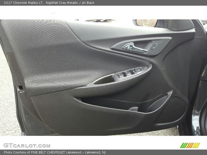 Nightfall Gray Metallic / Jet Black 2017 Chevrolet Malibu LT
