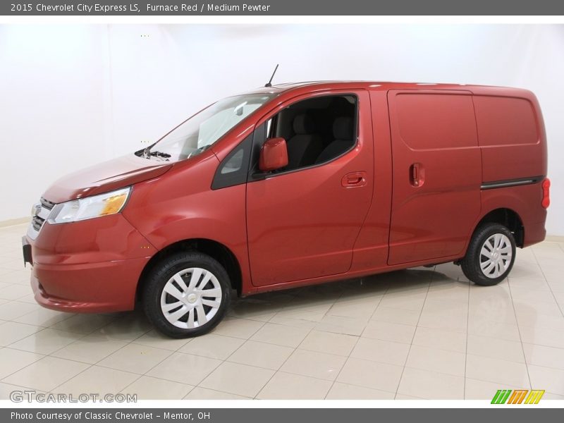 Furnace Red / Medium Pewter 2015 Chevrolet City Express LS