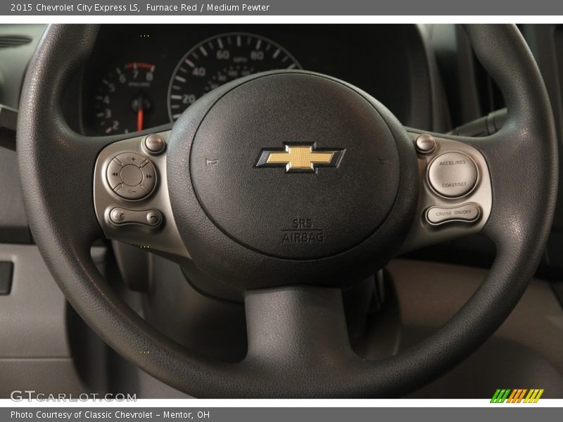 Furnace Red / Medium Pewter 2015 Chevrolet City Express LS