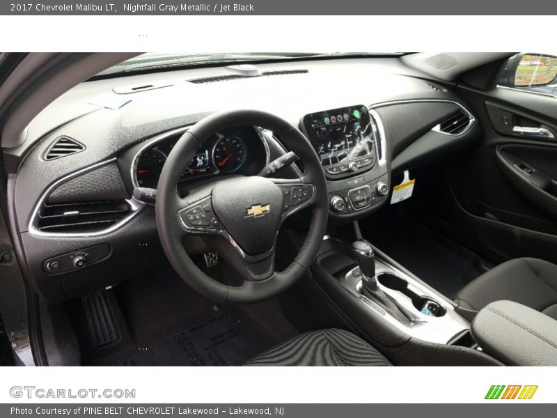 Nightfall Gray Metallic / Jet Black 2017 Chevrolet Malibu LT
