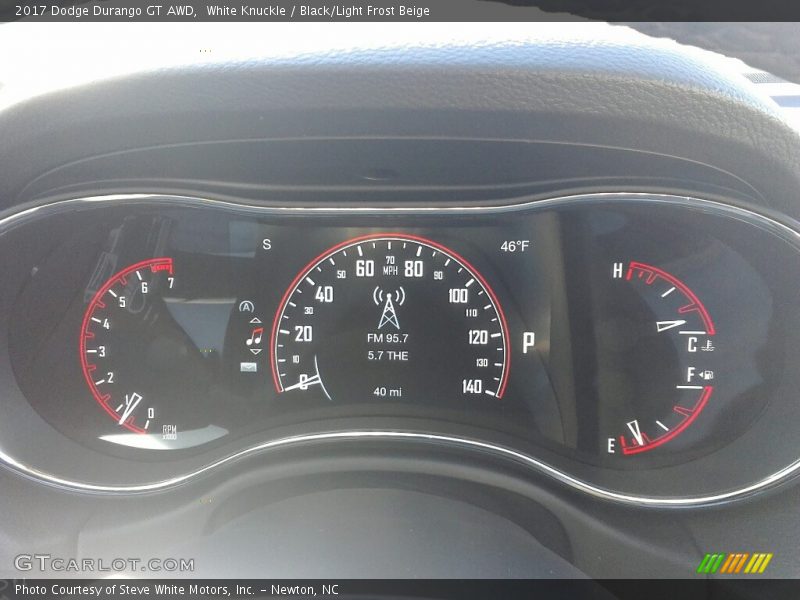 White Knuckle / Black/Light Frost Beige 2017 Dodge Durango GT AWD