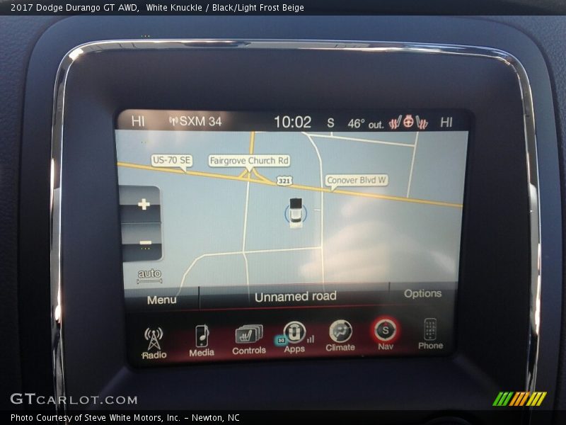 White Knuckle / Black/Light Frost Beige 2017 Dodge Durango GT AWD