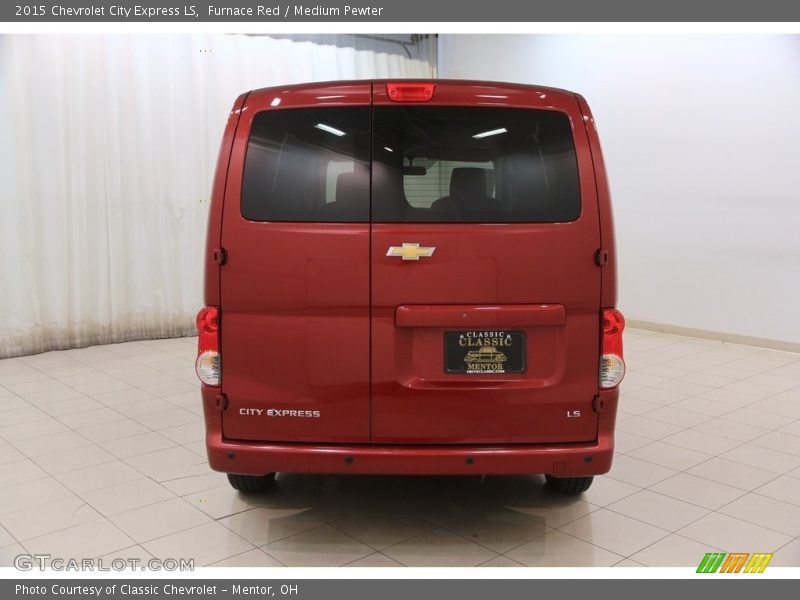 Furnace Red / Medium Pewter 2015 Chevrolet City Express LS